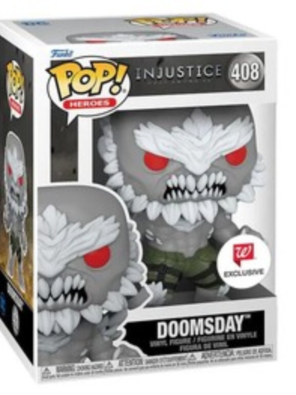 Funko Pop # 408-- Doomsday--Injustice Gods Among US--DC Comics--NIB